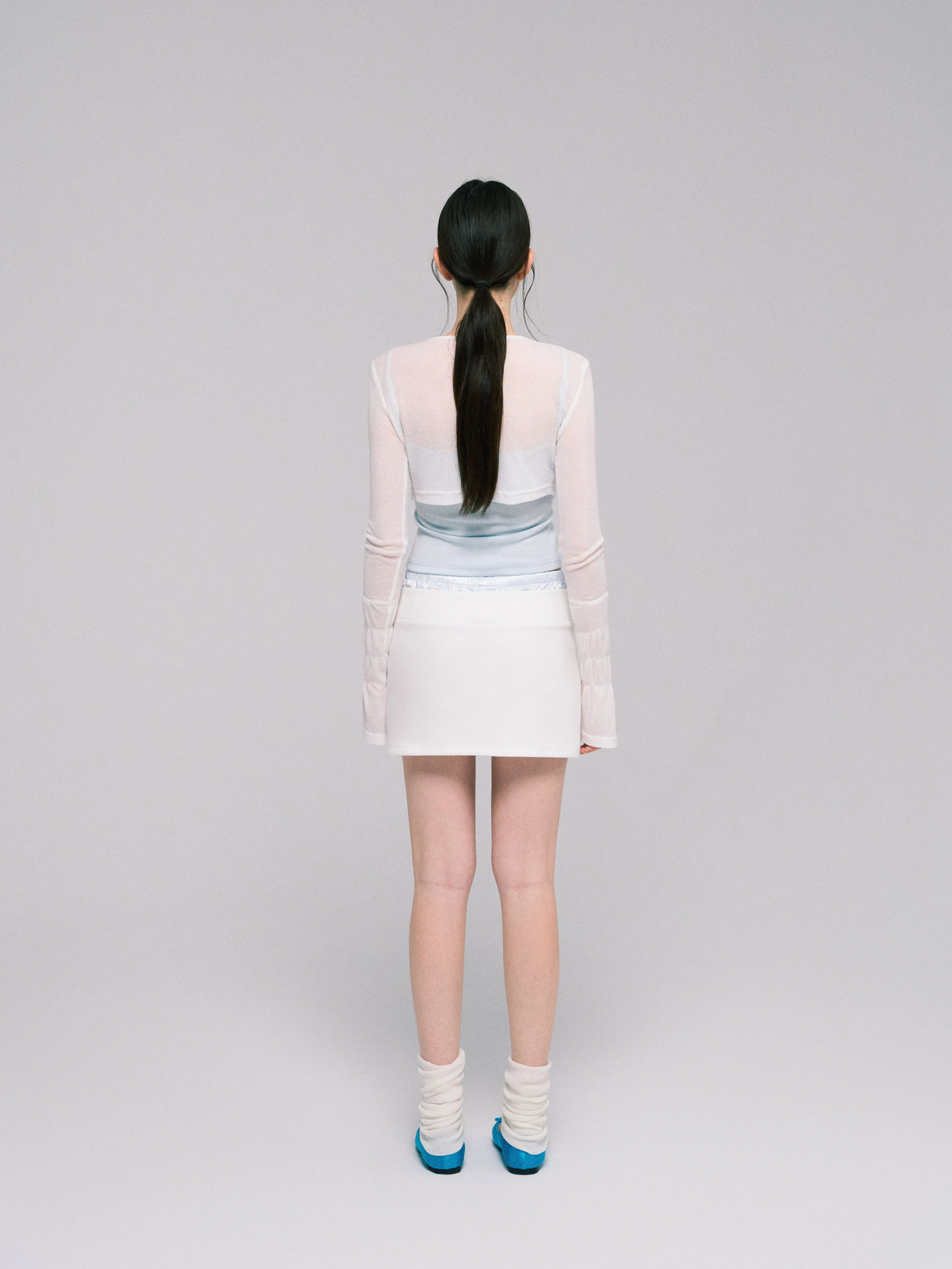 LLDC 'NEAT COLLECTION'  Double Waist Skirt [2COLOR]