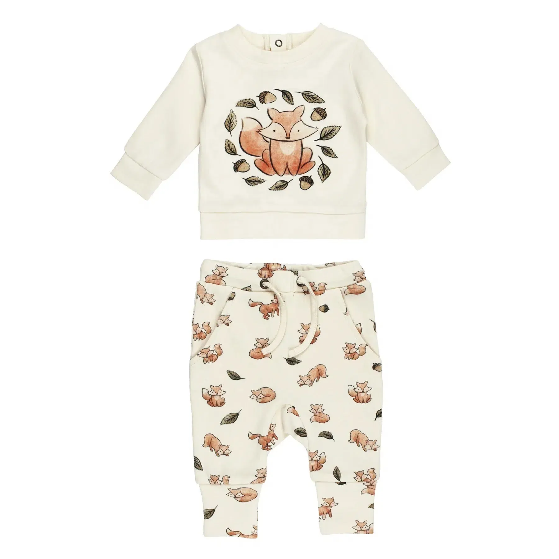 Lovedbaby - Organic Sweatshirt   Jogger Set - Foxy