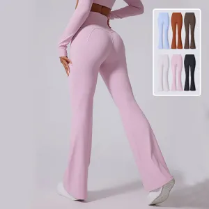 Mary – Women's High Waist Flared Yoga Pants