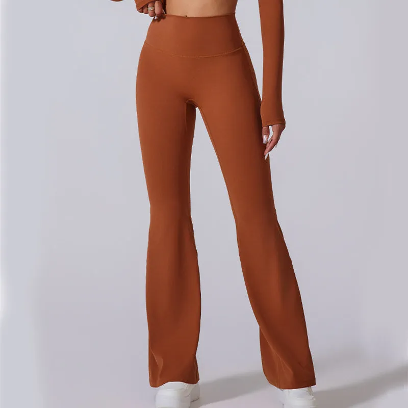 Mary – Women's High Waist Flared Yoga Pants