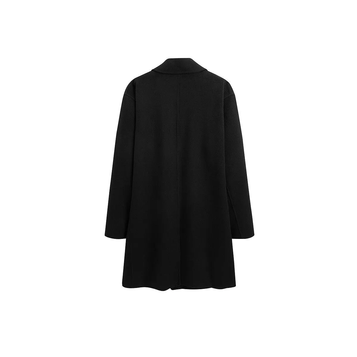 Men's Straight Wool Coat
