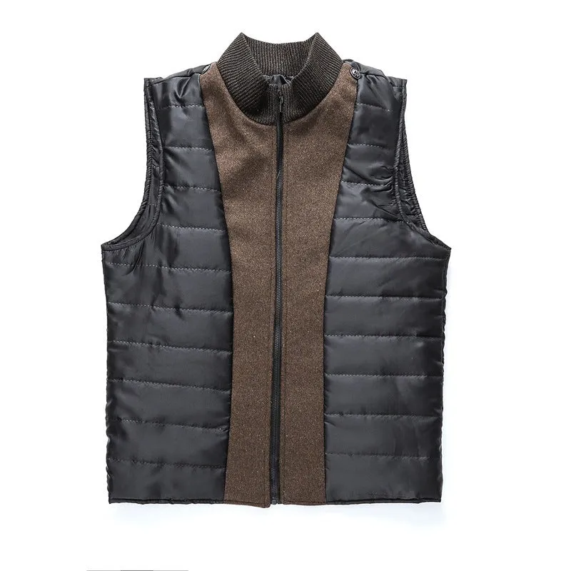 Men's Wool Royal Jodhpuri Style Overcoat with Waistcoat