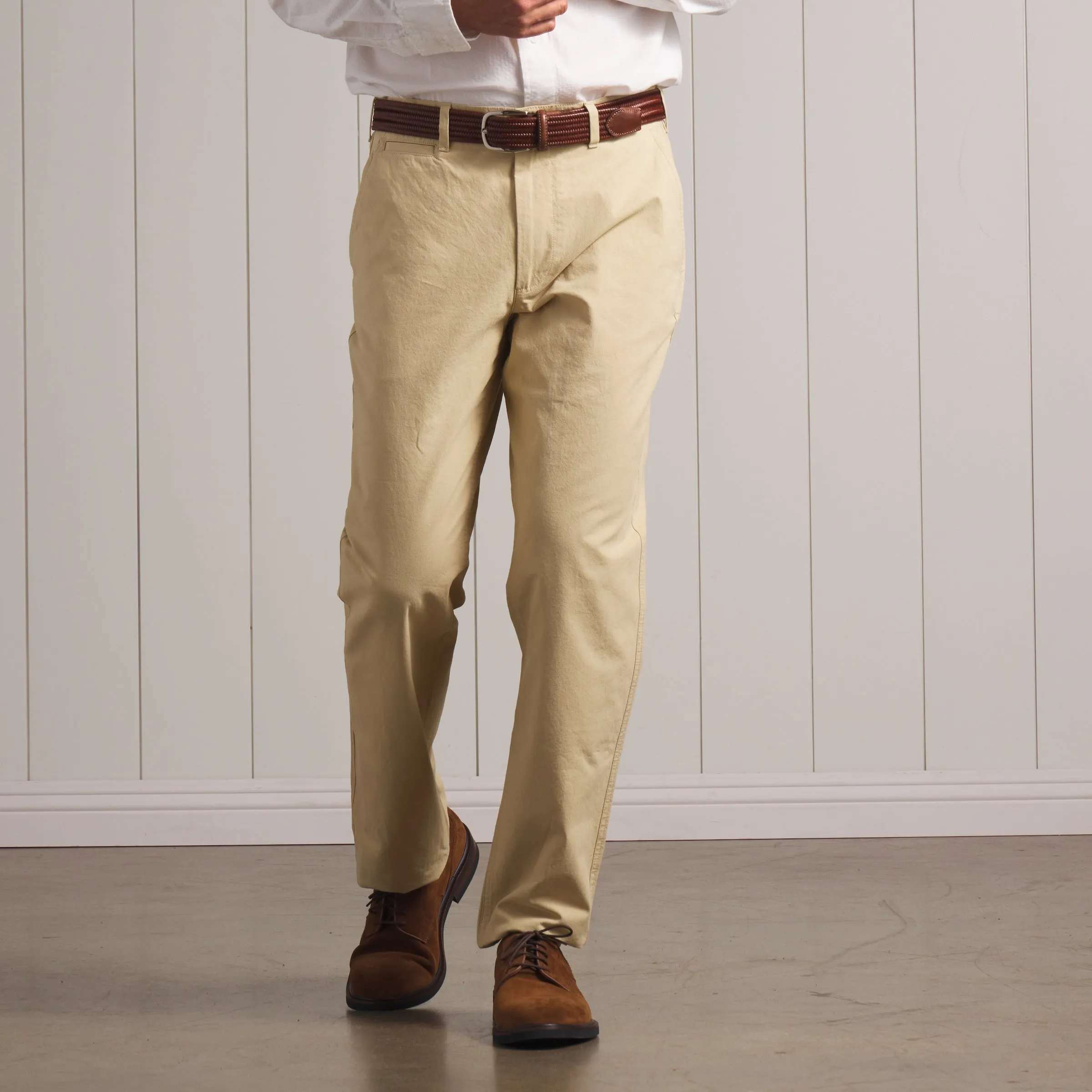 Mercer Cotton Officer Pants - Biscotti