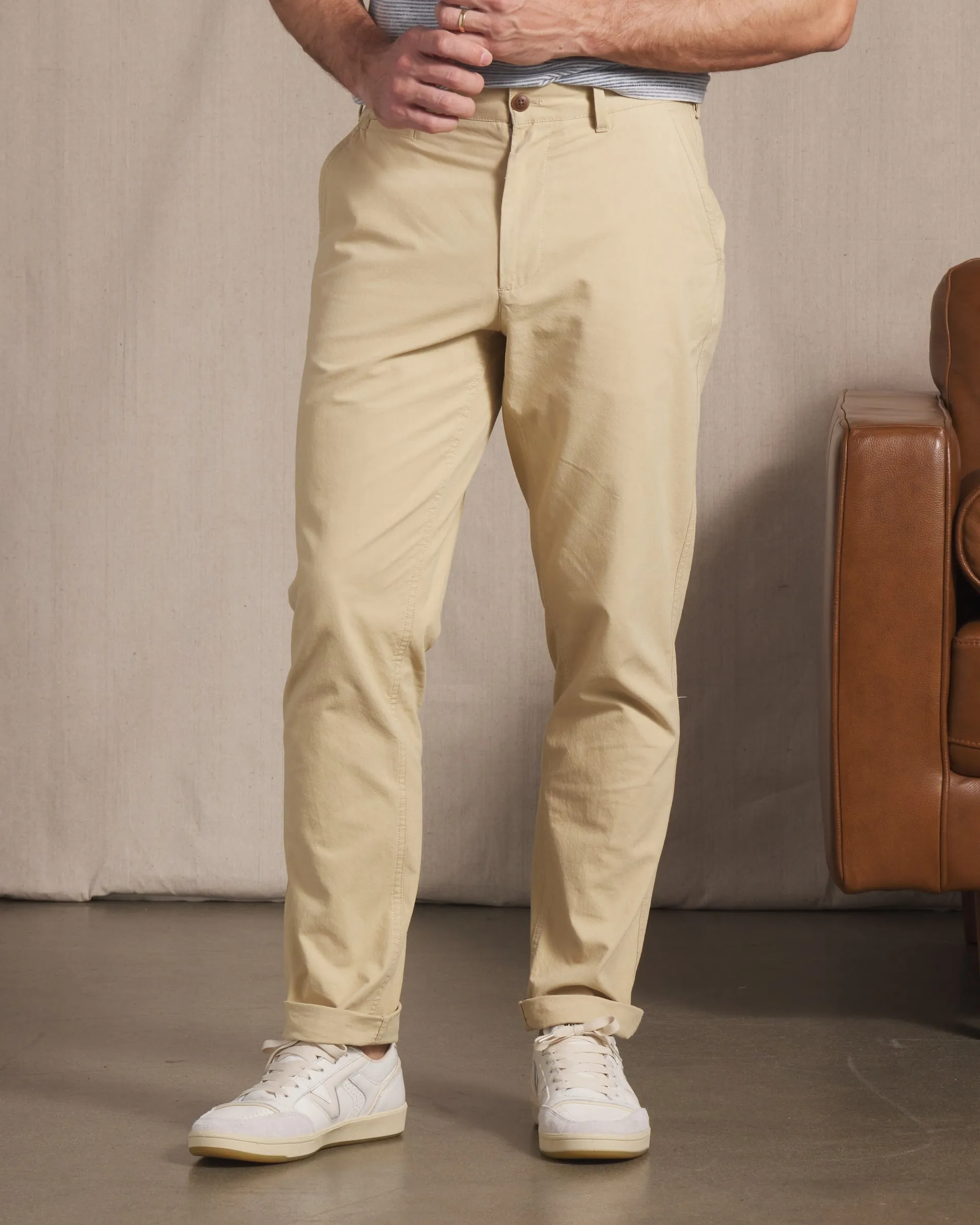 Mercer Cotton Officer Pants - Biscotti