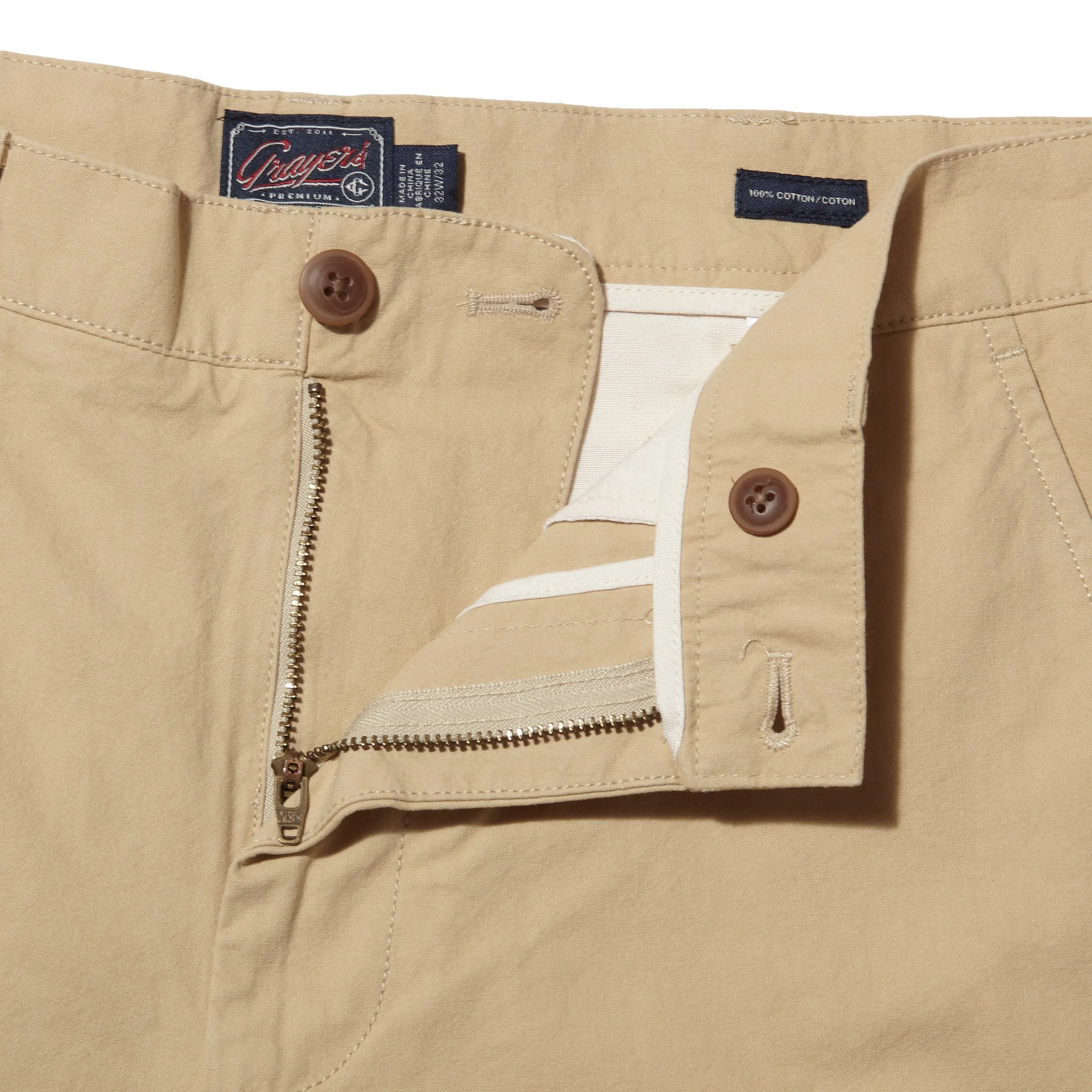 Mercer Cotton Officer Pants - Biscotti