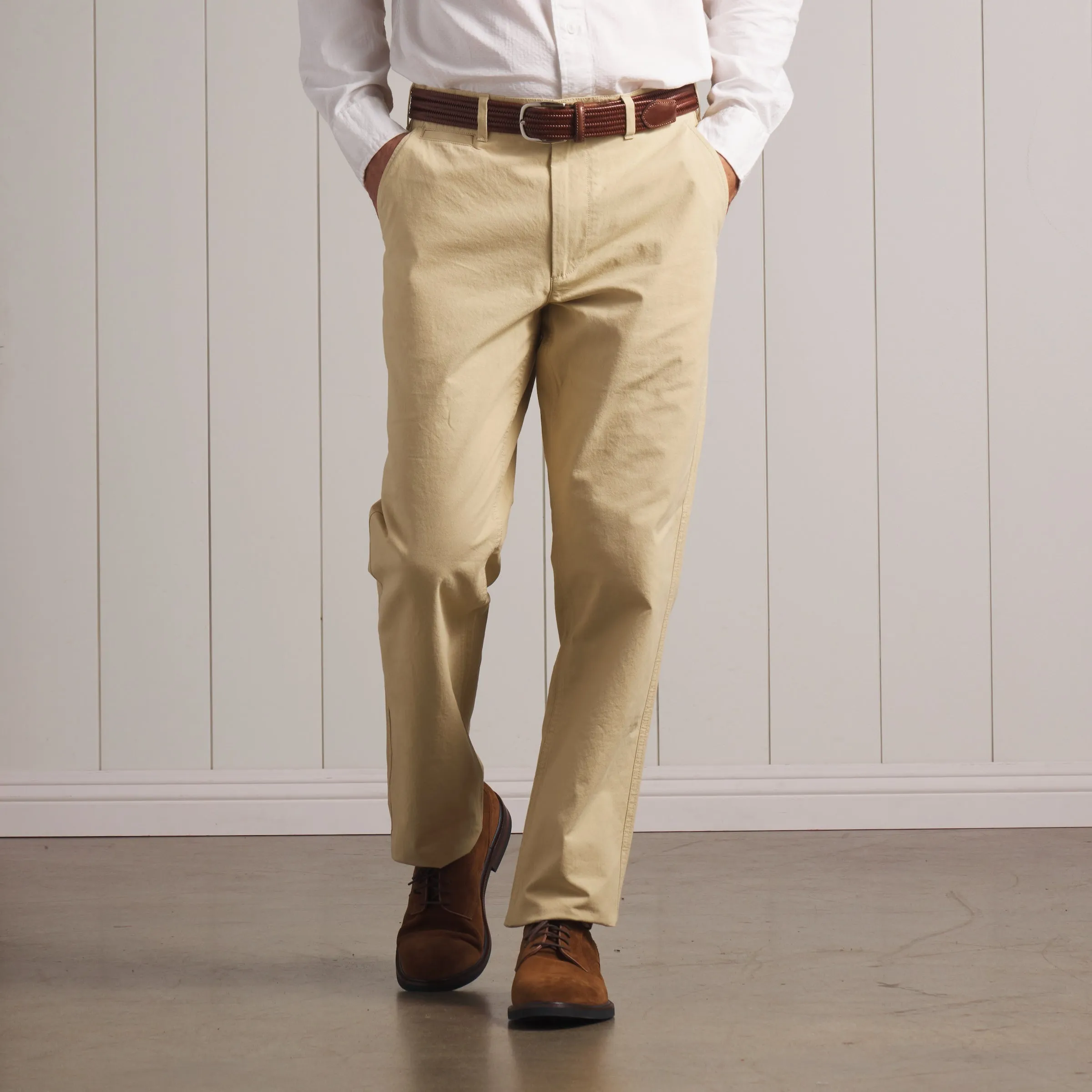Mercer Cotton Officer Pants - Biscotti