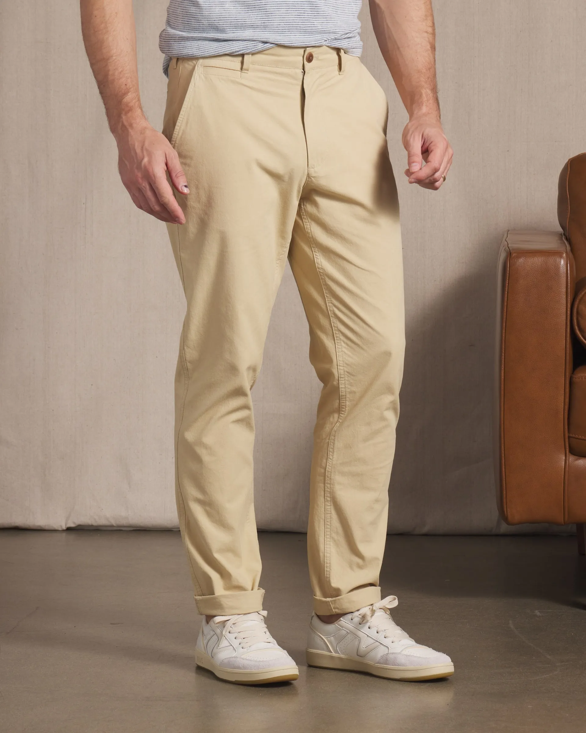 Mercer Cotton Officer Pants - Biscotti