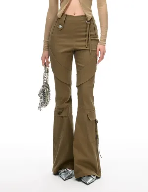 Micro-flared Slim Casual Pants VVO0032