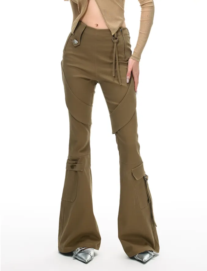 Micro-flared Slim Casual Pants VVO0032
