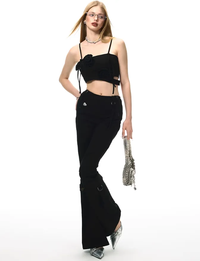 Micro-flared Slim Casual Pants VVO0032