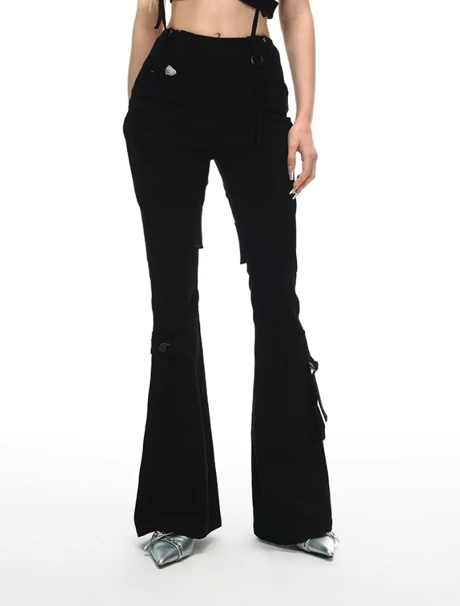 Micro-flared Slim Casual Pants VVO0032