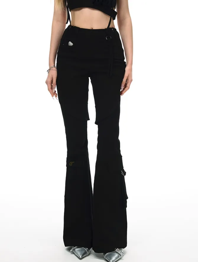 Micro-flared Slim Casual Pants VVO0032