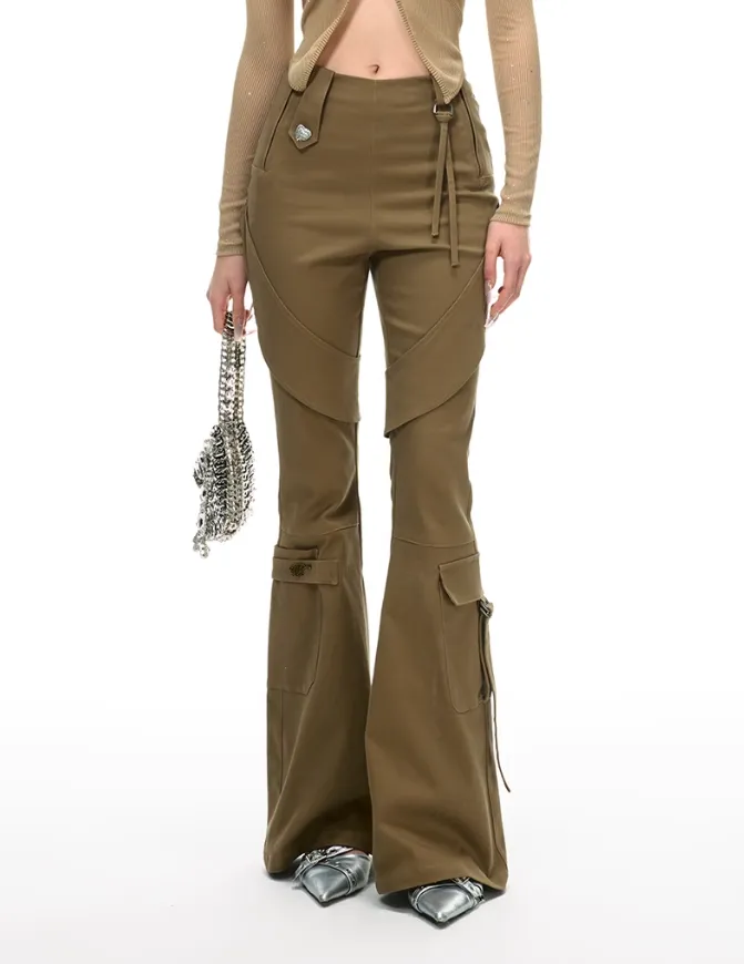 Micro-flared Slim Casual Pants VVO0032