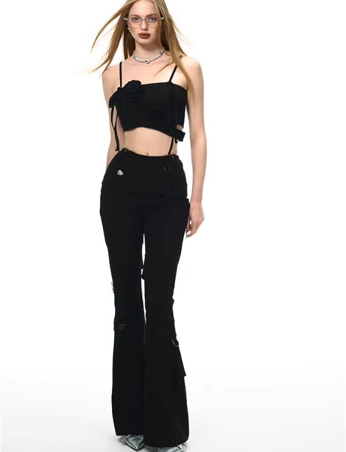 Micro-flared Slim Casual Pants VVO0032