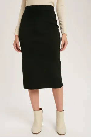 Midi Sweater Skirt