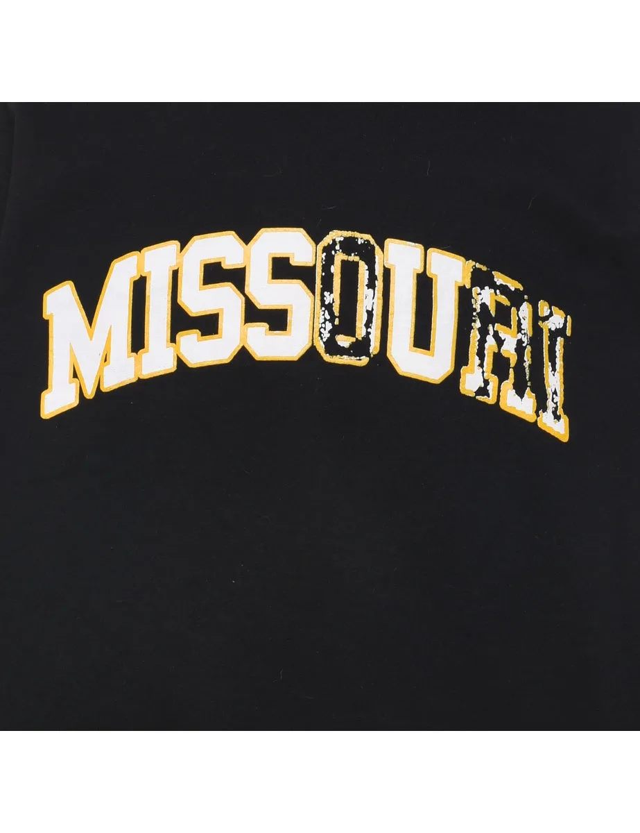 Missouri Black & Yellow Printed Sweatshirt - L