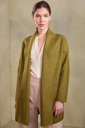 Panama Coat Alpaca & Wool Color Avocado