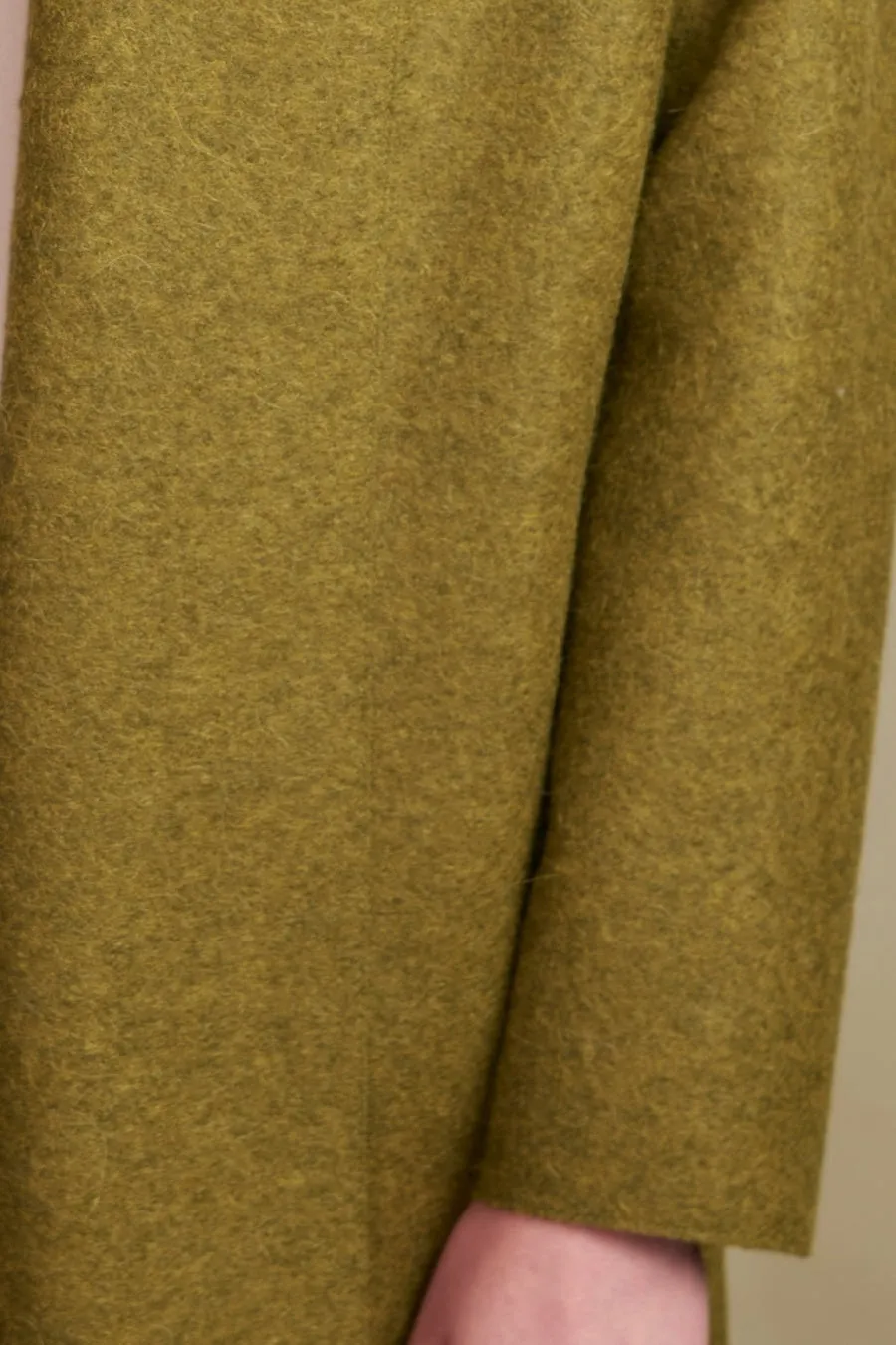Panama Coat Alpaca & Wool Color Avocado