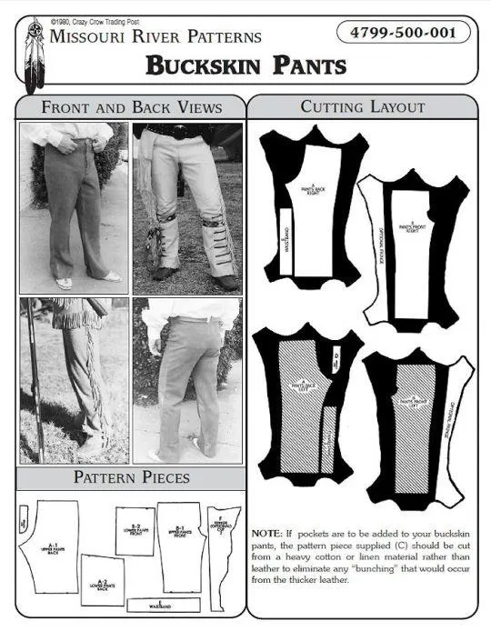 Pattern Buckskin Pants
