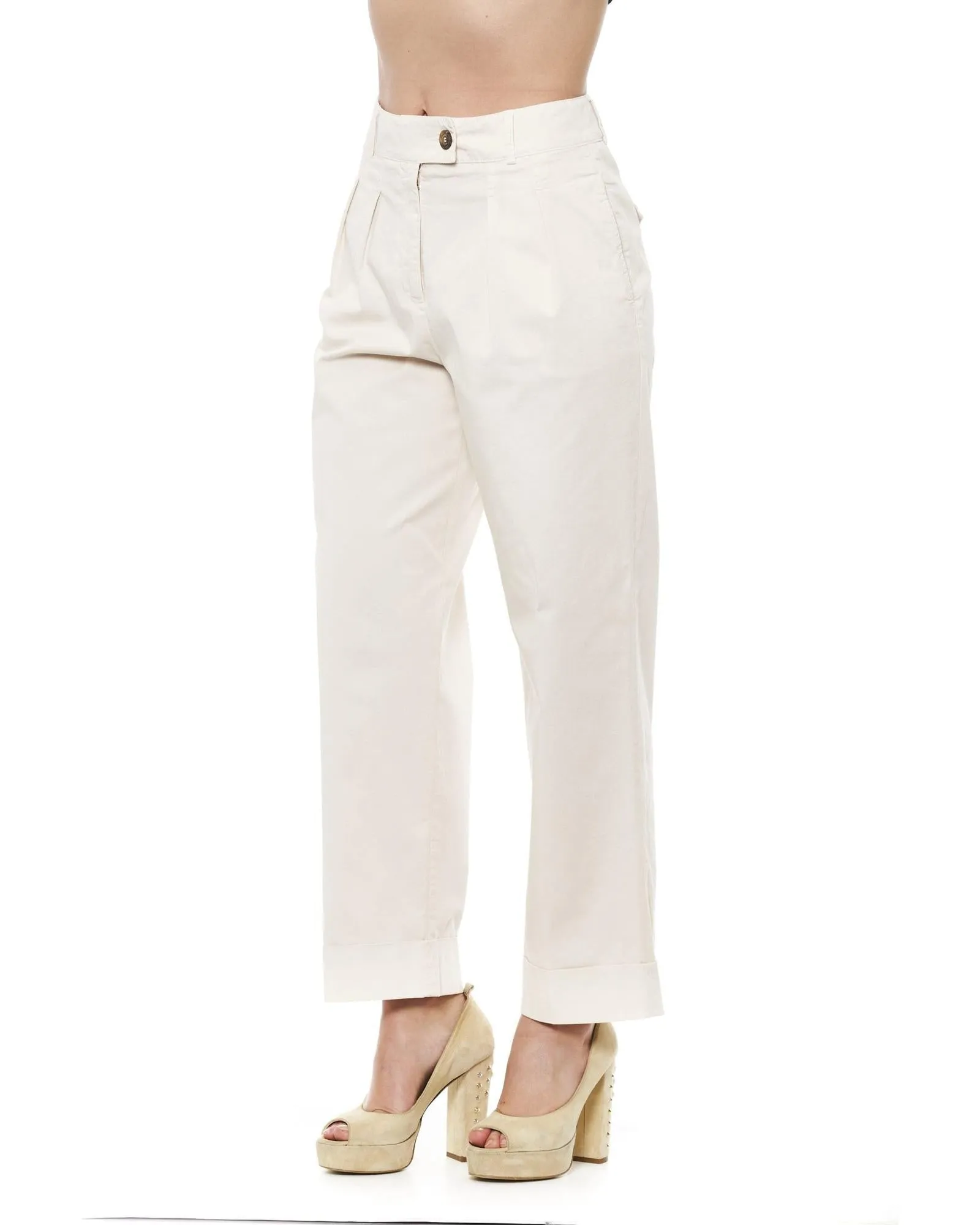 Peserico Pleated Cotton Pants