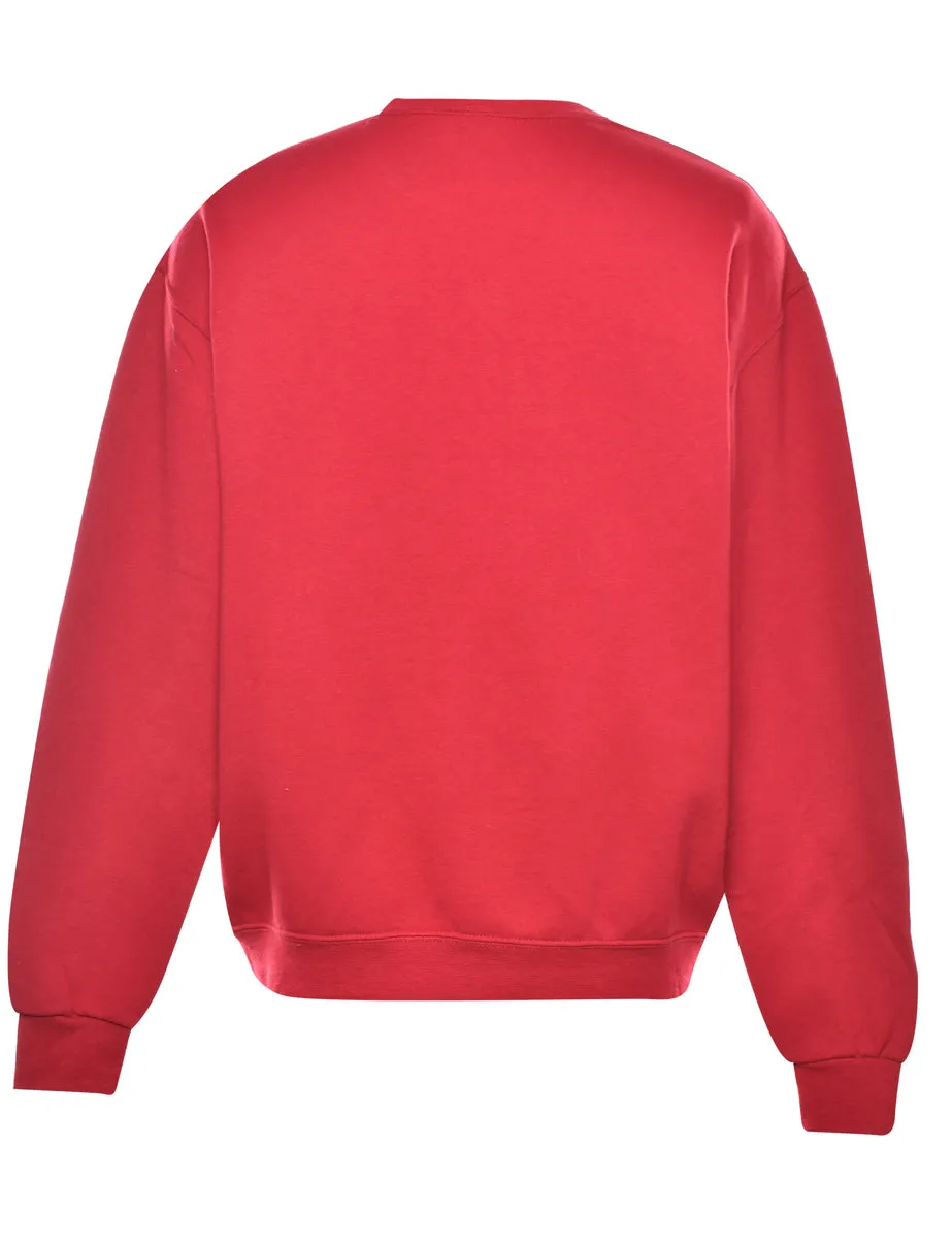 Printed Sweatshirt - M