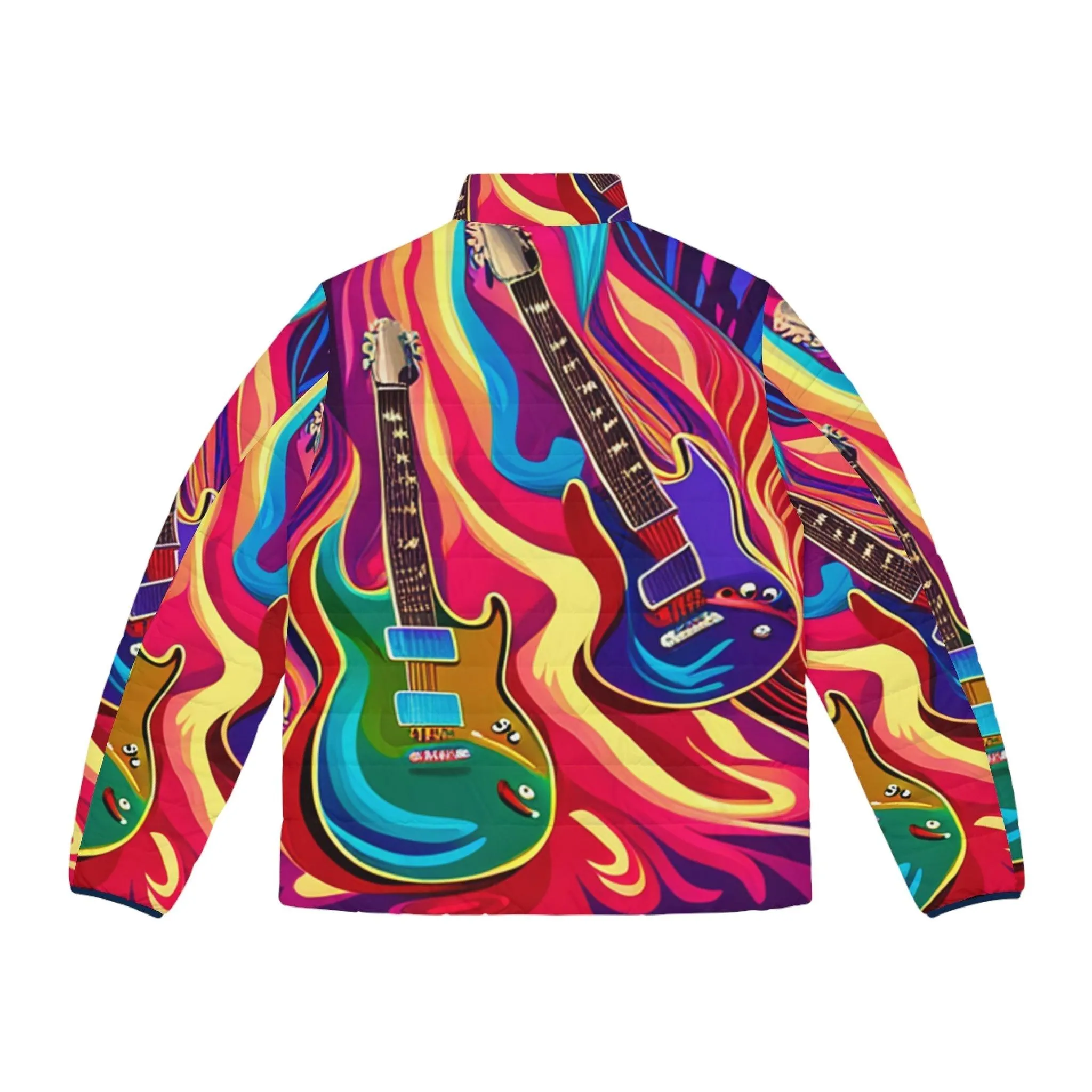 Psychedelic Things Men's Puffer Jacket