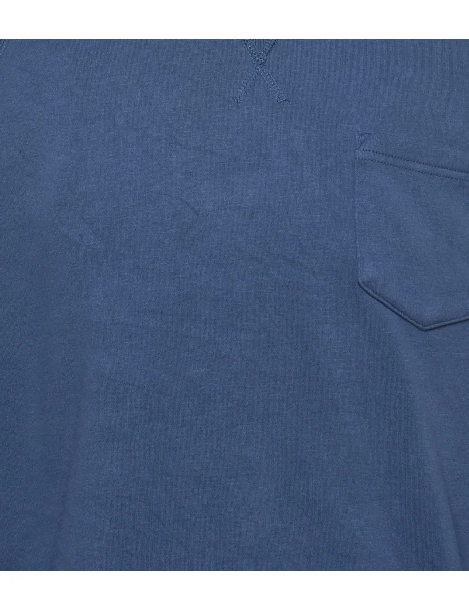 Puma Navy Plain Sweatshirt - L