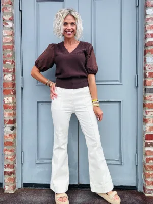 Rose Flare Jean