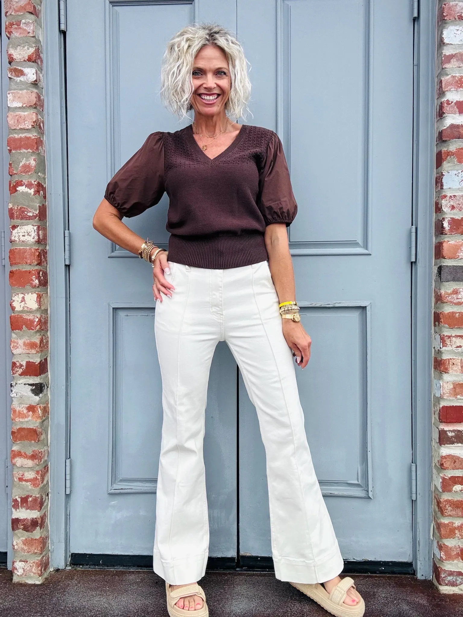 Rose Flare Jean
