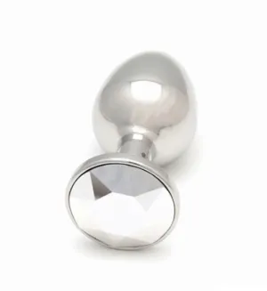 Rosebuds Stainless Steel Butt Plug - Silver Comet