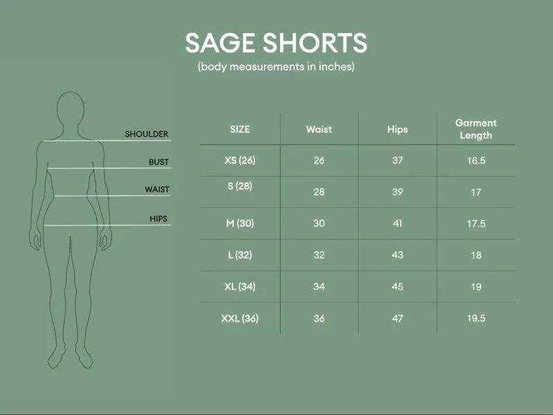 Sage Shorts - Yellow