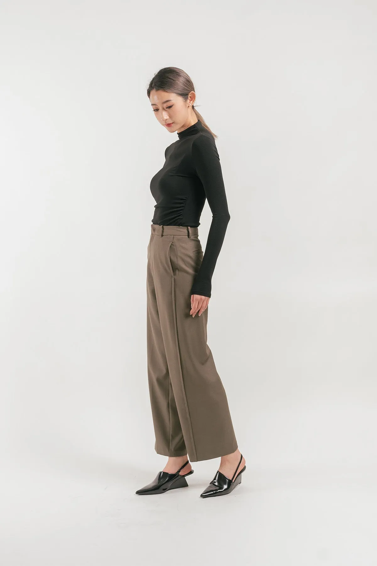 Sevorra Wide Leg Suit Pants