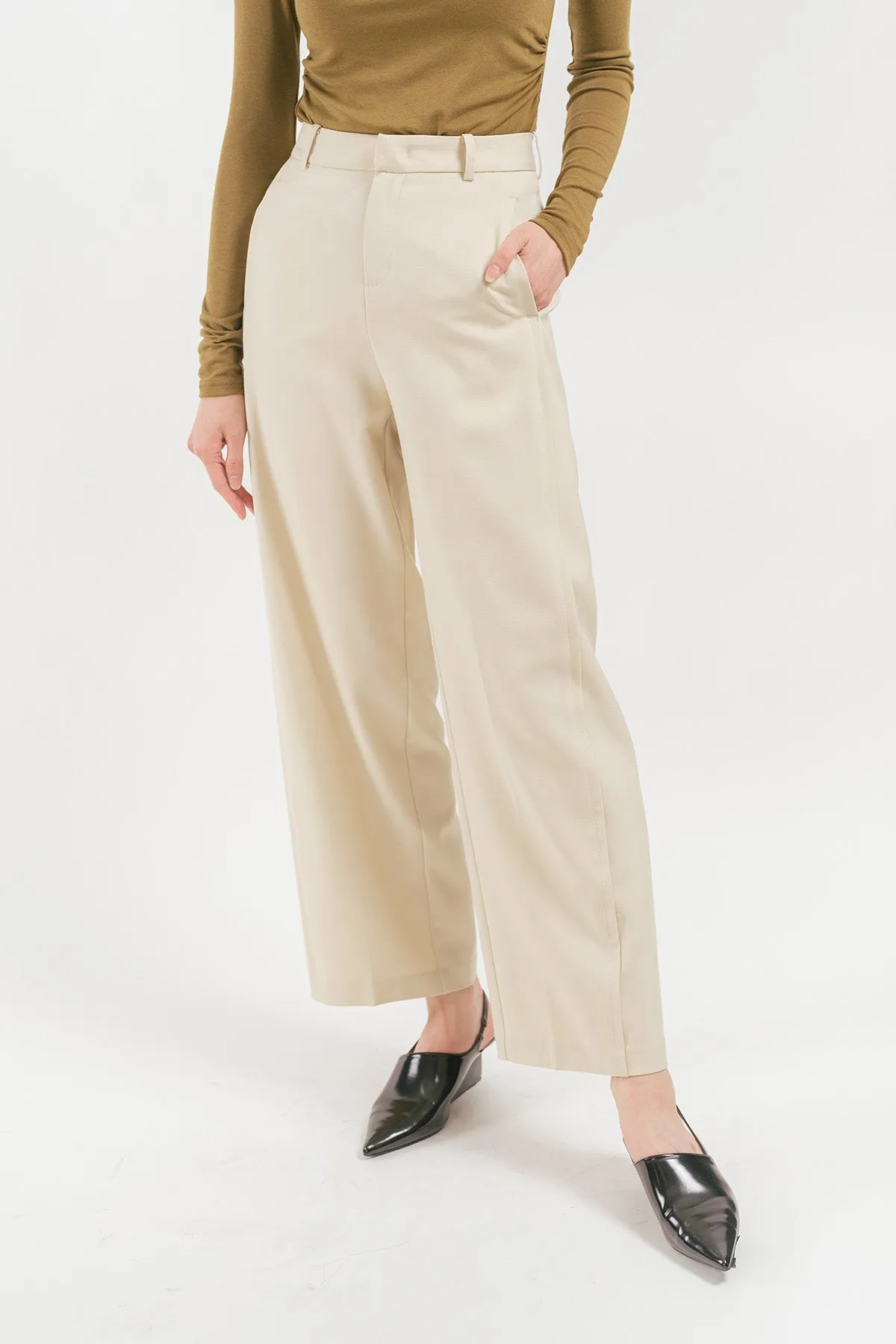 Sevorra Wide Leg Suit Pants