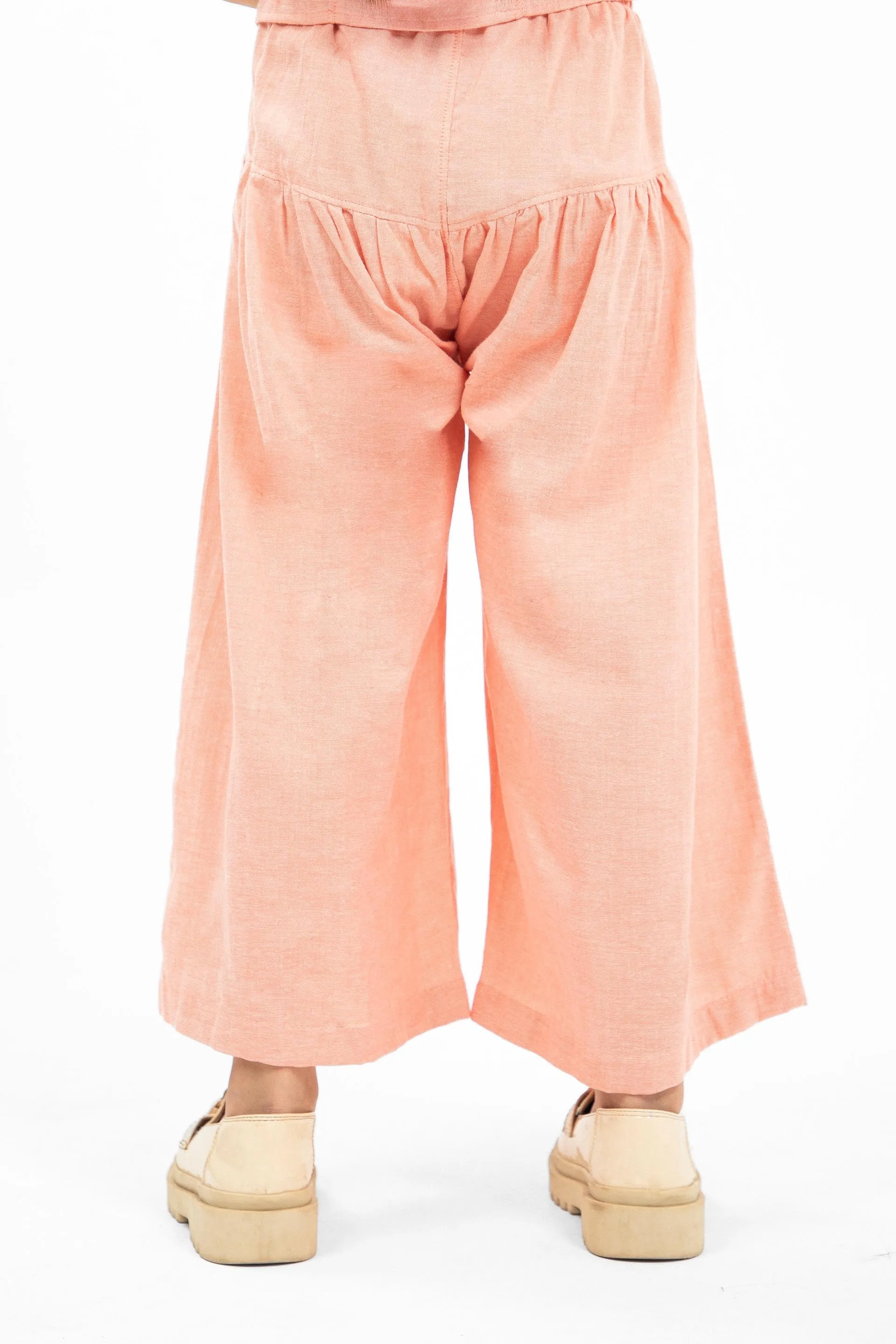 Sharara Pants Peach