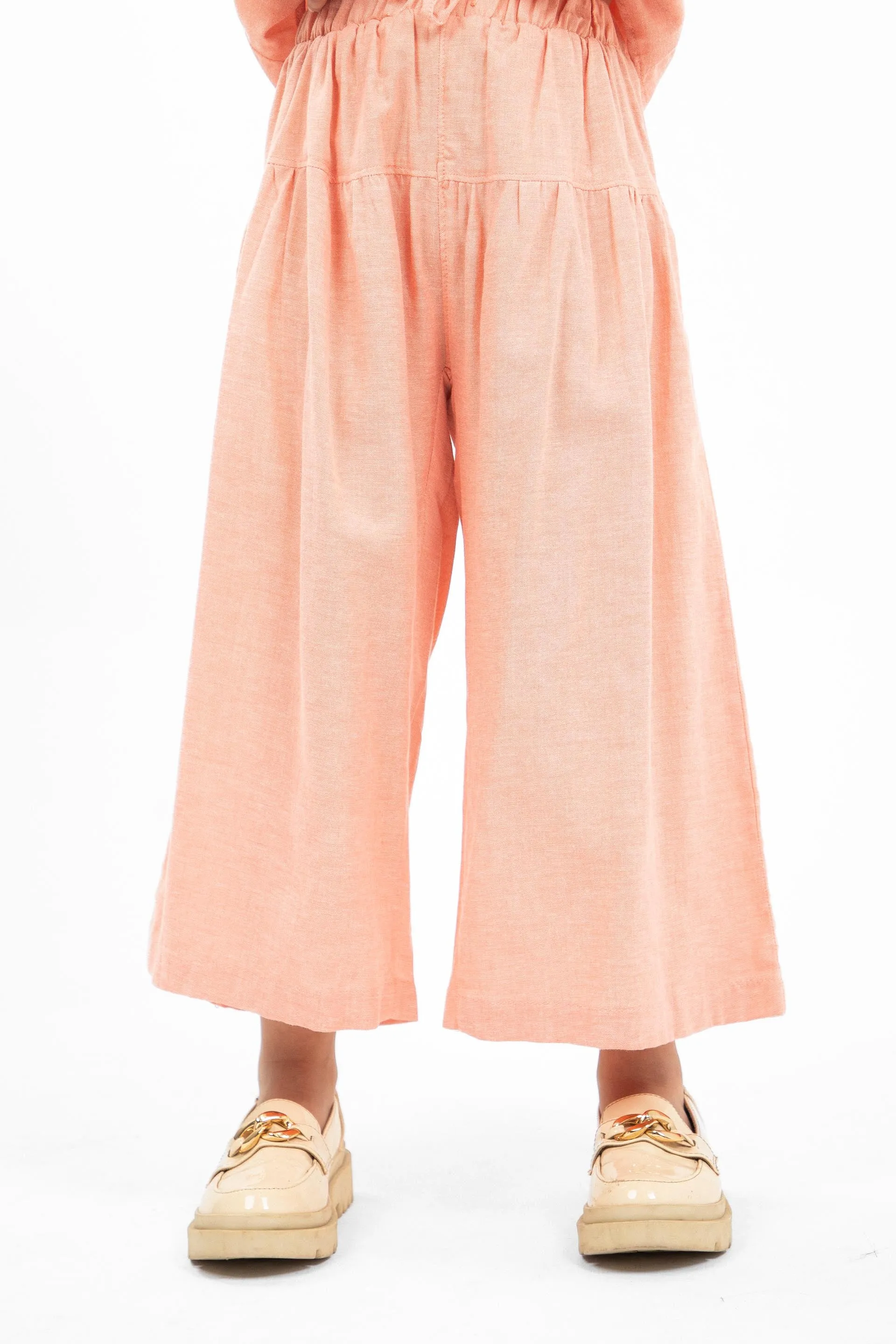 Sharara Pants Peach