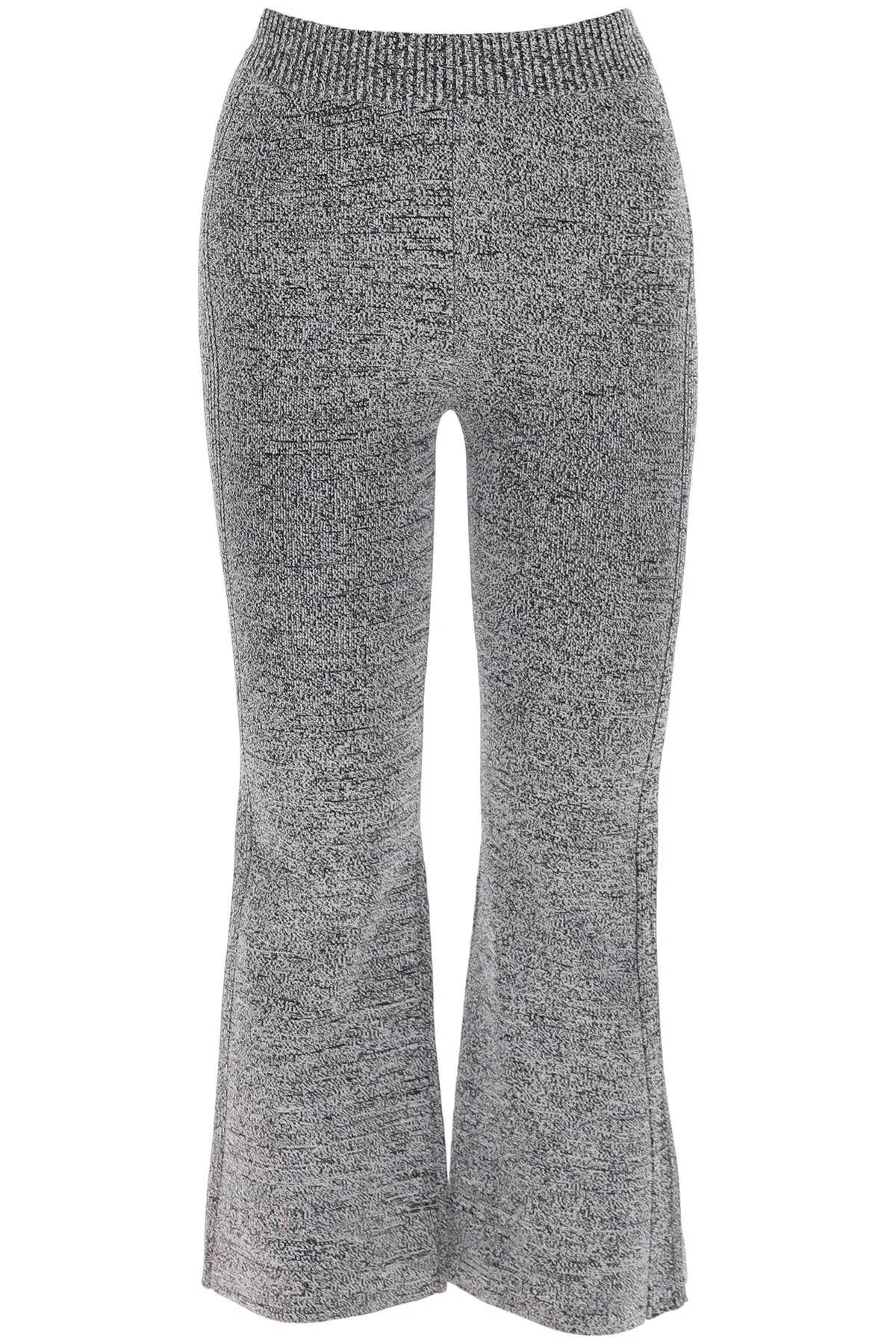 STRETCH KNIT CROPPED PANTS