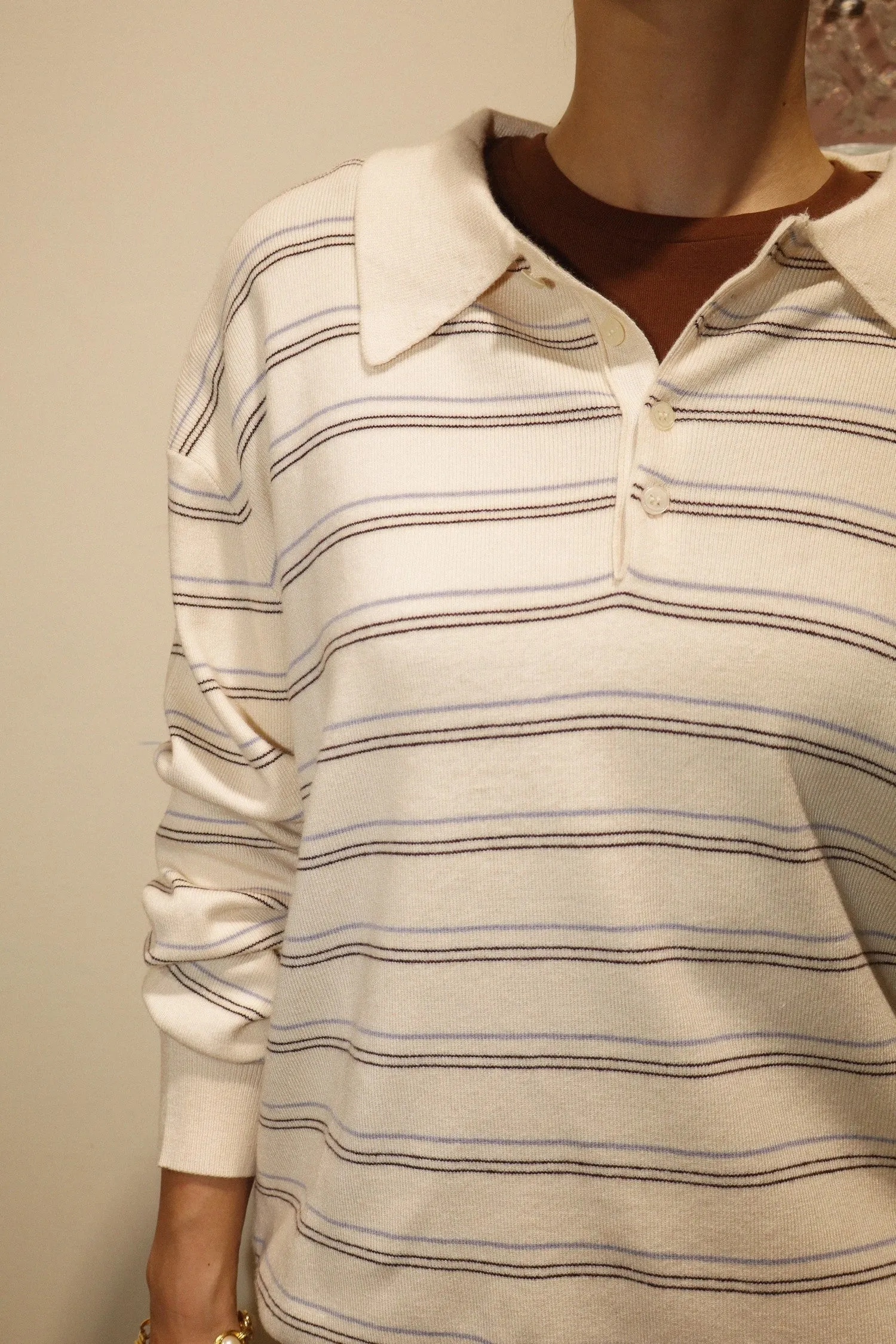 Stripe Sweater Top
