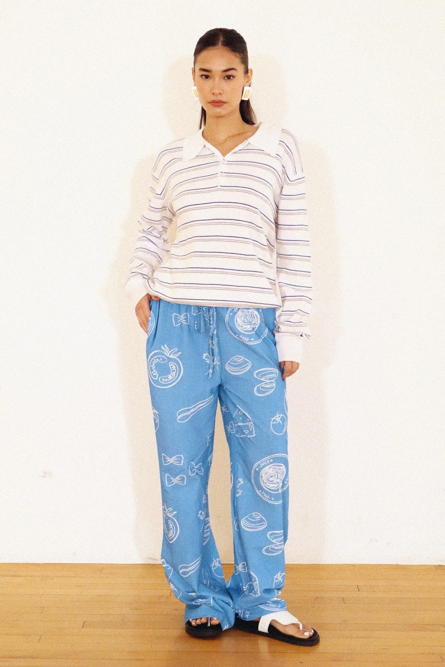 Stripe Sweater Top