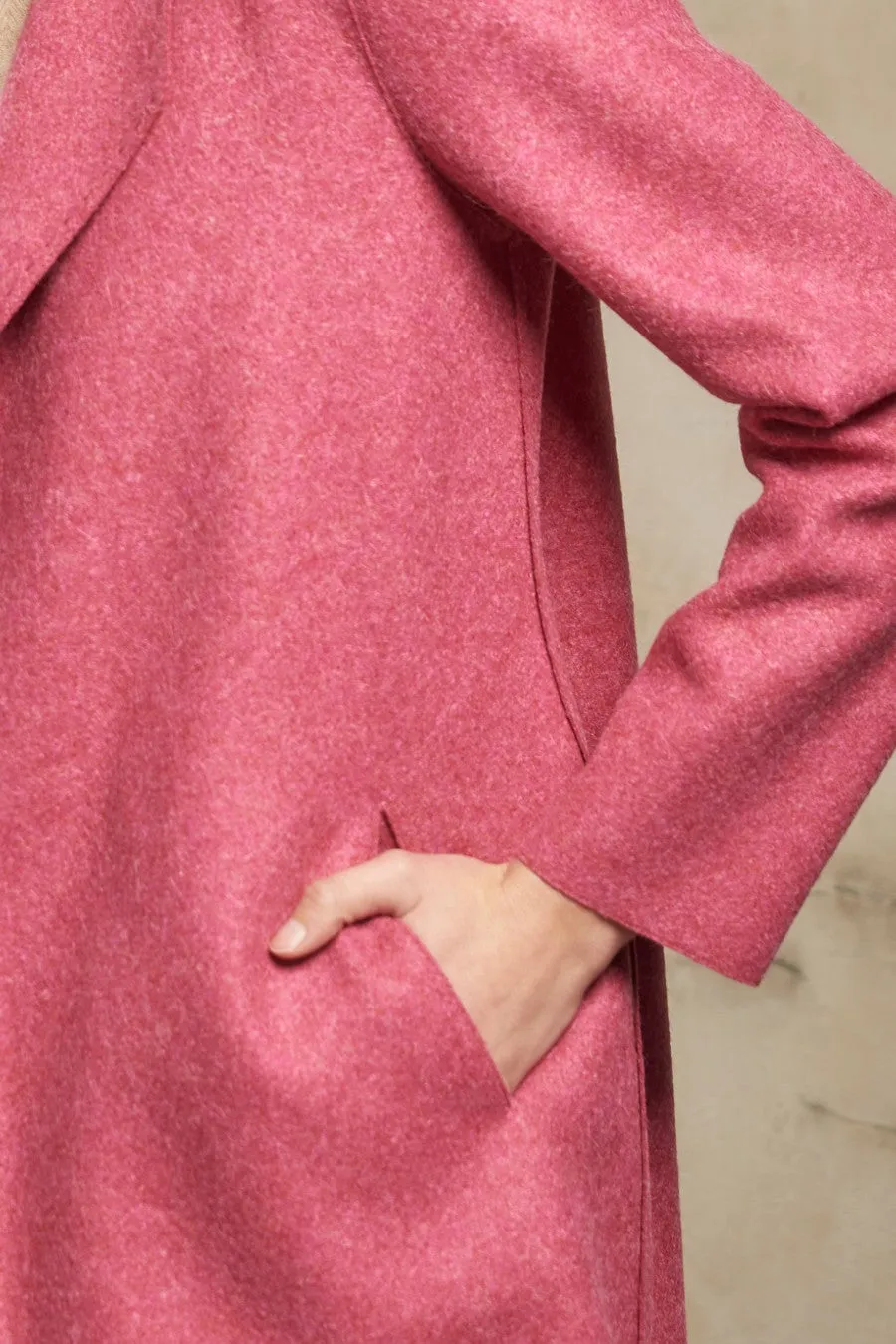 Sultan Coat Alpaca & Wool Color Lilac