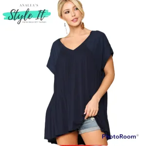 Take Me Sailing Navy Top