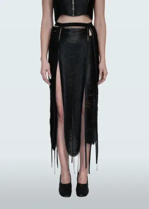 Threads Midi Skirt - Black, White or Sand
