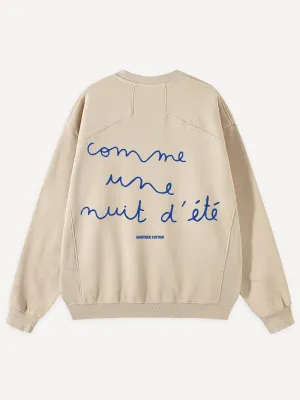 Une Nuit d'été Oversized Sweatshirt
