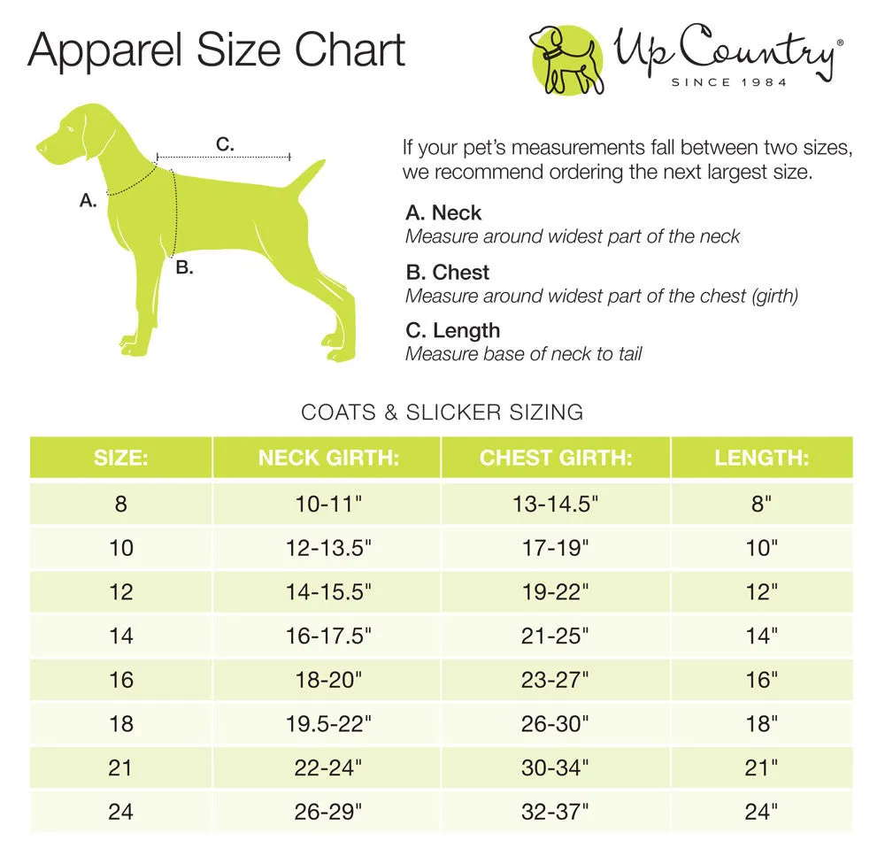 Up Country Grey Wool Dog Coat