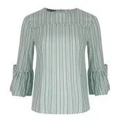 Verdigris Varigated Stripe Top