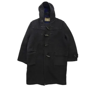 Vintage Gloverall Duffle Wool Coat Jacket Size 34 Black