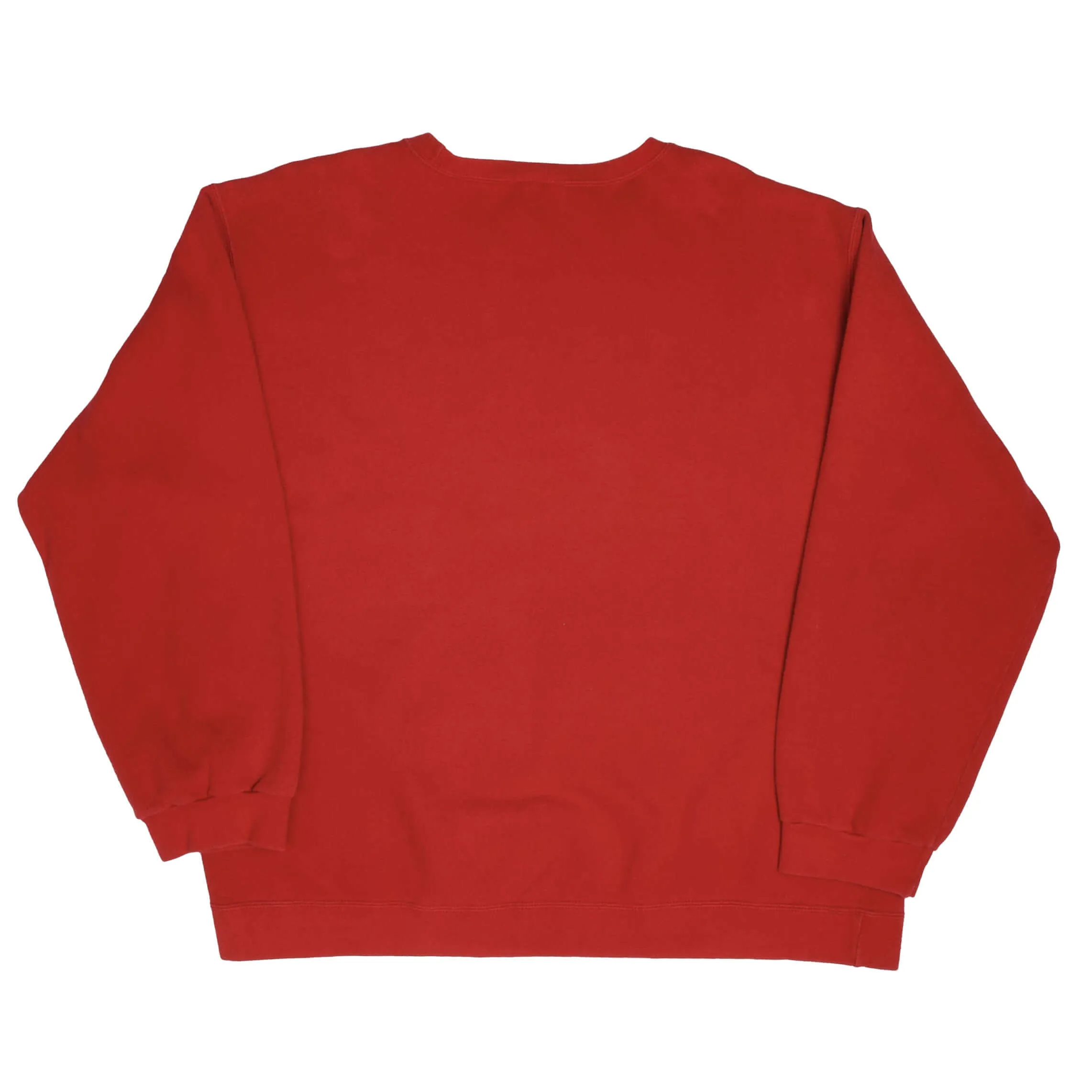 VINTAGE NIKE CLASSIC SWOOSH RED SWEATSHIRT 1990S SIZE XL MADE IN USA