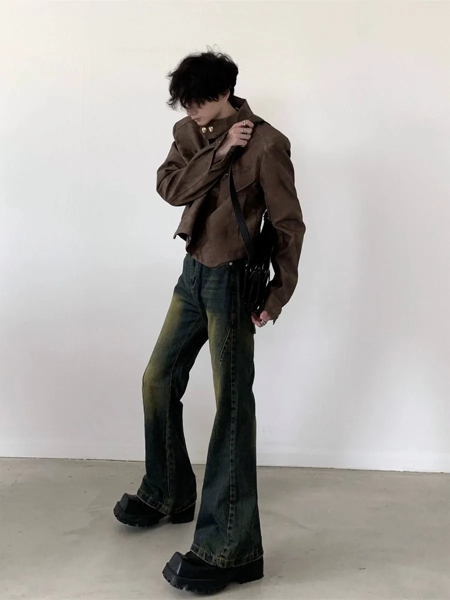 Vintage Silhouette Flared Denim Pants AUW0002