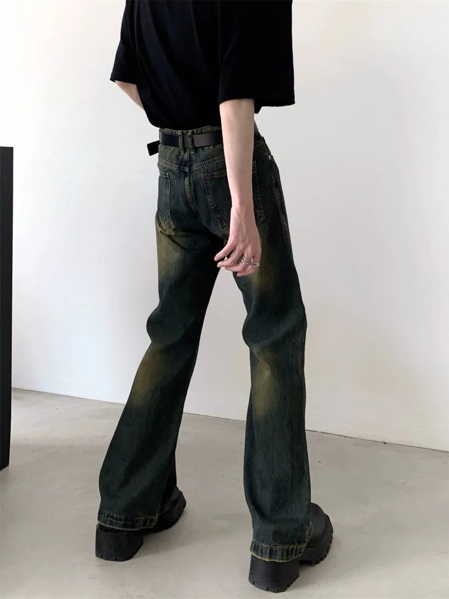 Vintage Silhouette Flared Denim Pants AUW0002