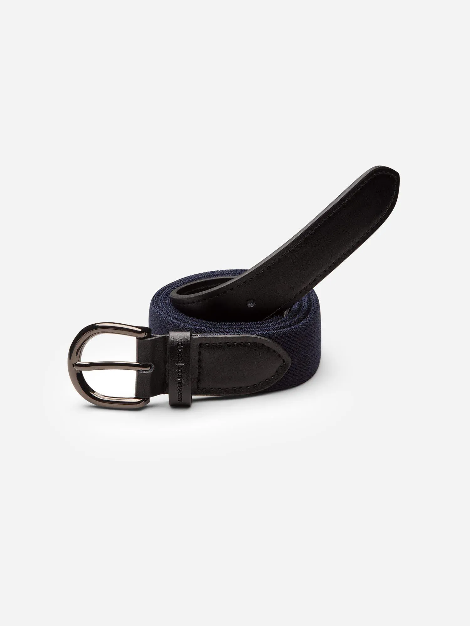 W STRETCH BELT Navy