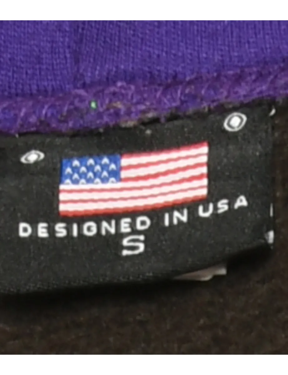 Washington DC Purple & Grey Hoodie - S